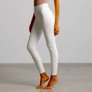 Commando Perfect Control Faux Leather White Leggings